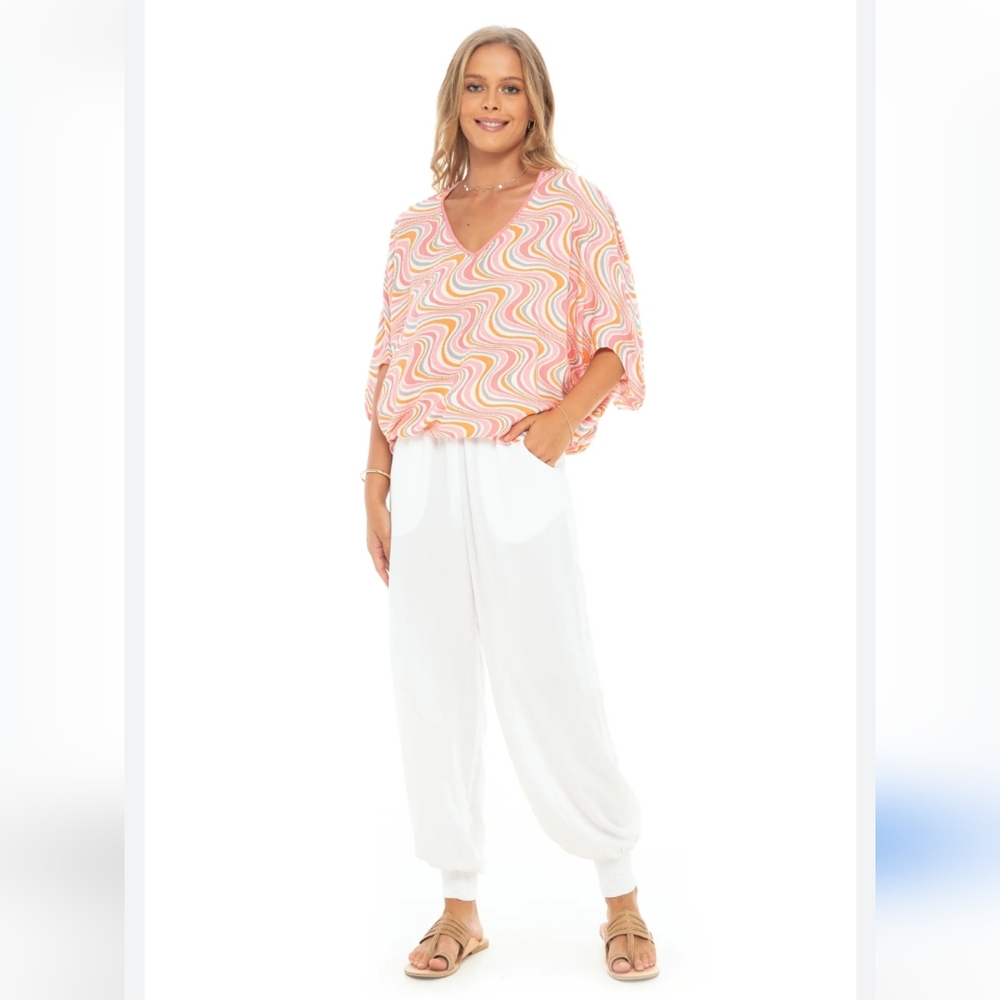 Skemo Dreamweave Miami Coral Top Sz S